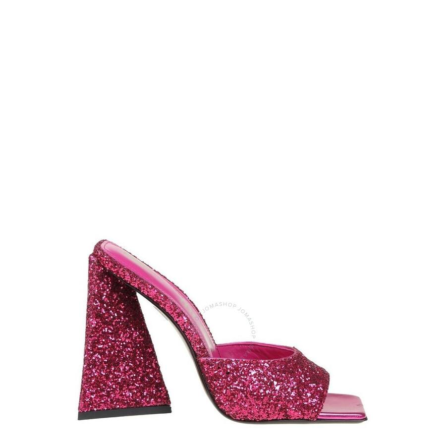 関税込み】The Attico グリーン Devon ヒールサンダル