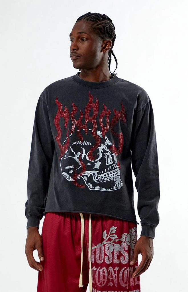 PacSun Chaos Cropped Long Sleeve T-Shirt 1