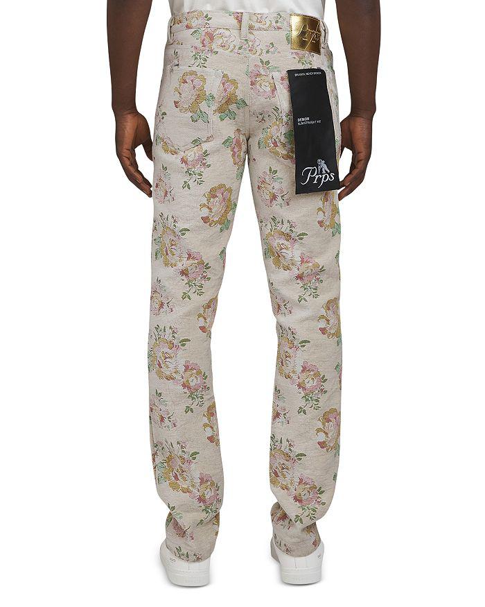 Prps Goods & Co Prim Rose Floral Pattern Slim Straight Fit Pants