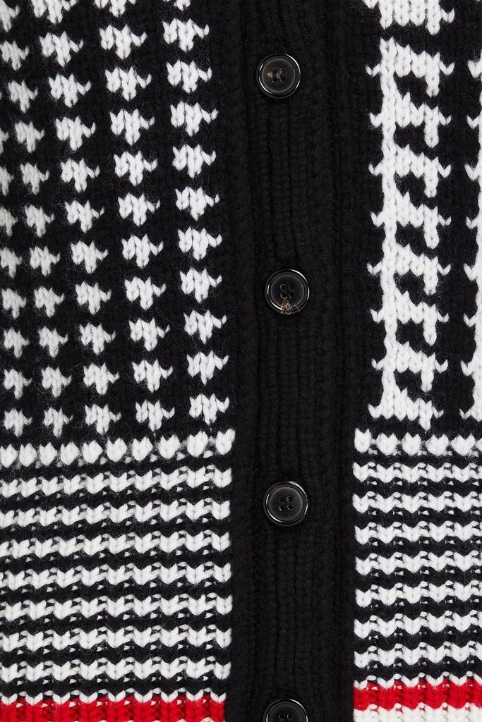 Thom Browne Houndstooth cashmere cardigan 4