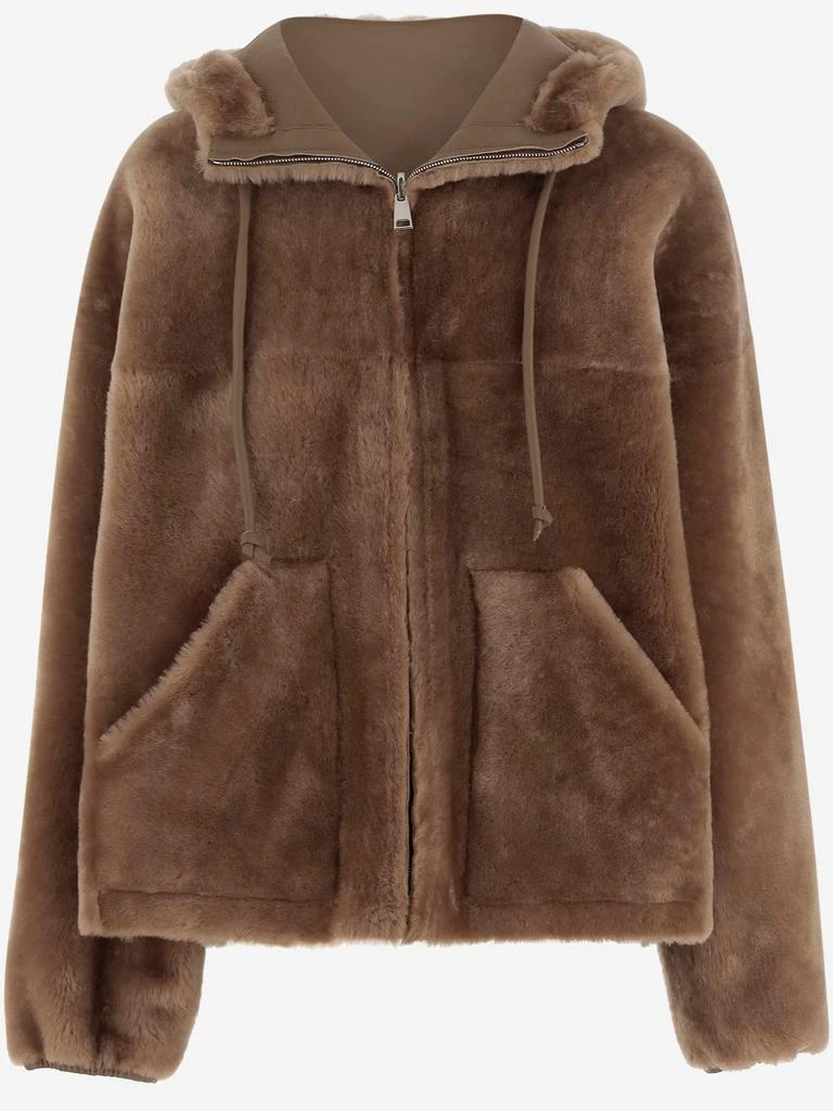 BLANCHA Shearling Reversible Jacket 1
