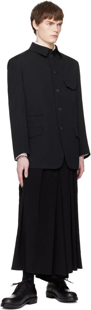 YOHJI YAMAMOTO Black TA Tuxedo Hakama Trousers 4