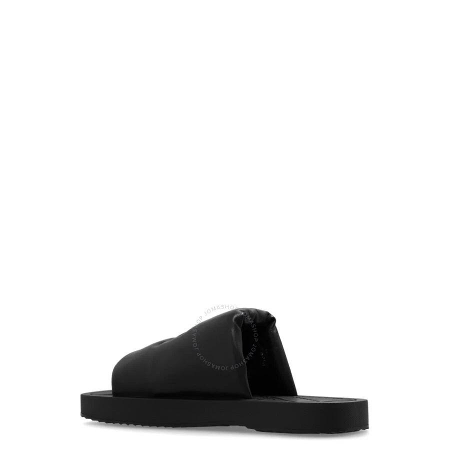 Burberry Burberry Knight Motif EKD Slab Leather Slides, Brand Size 45 (US Size 12) 3