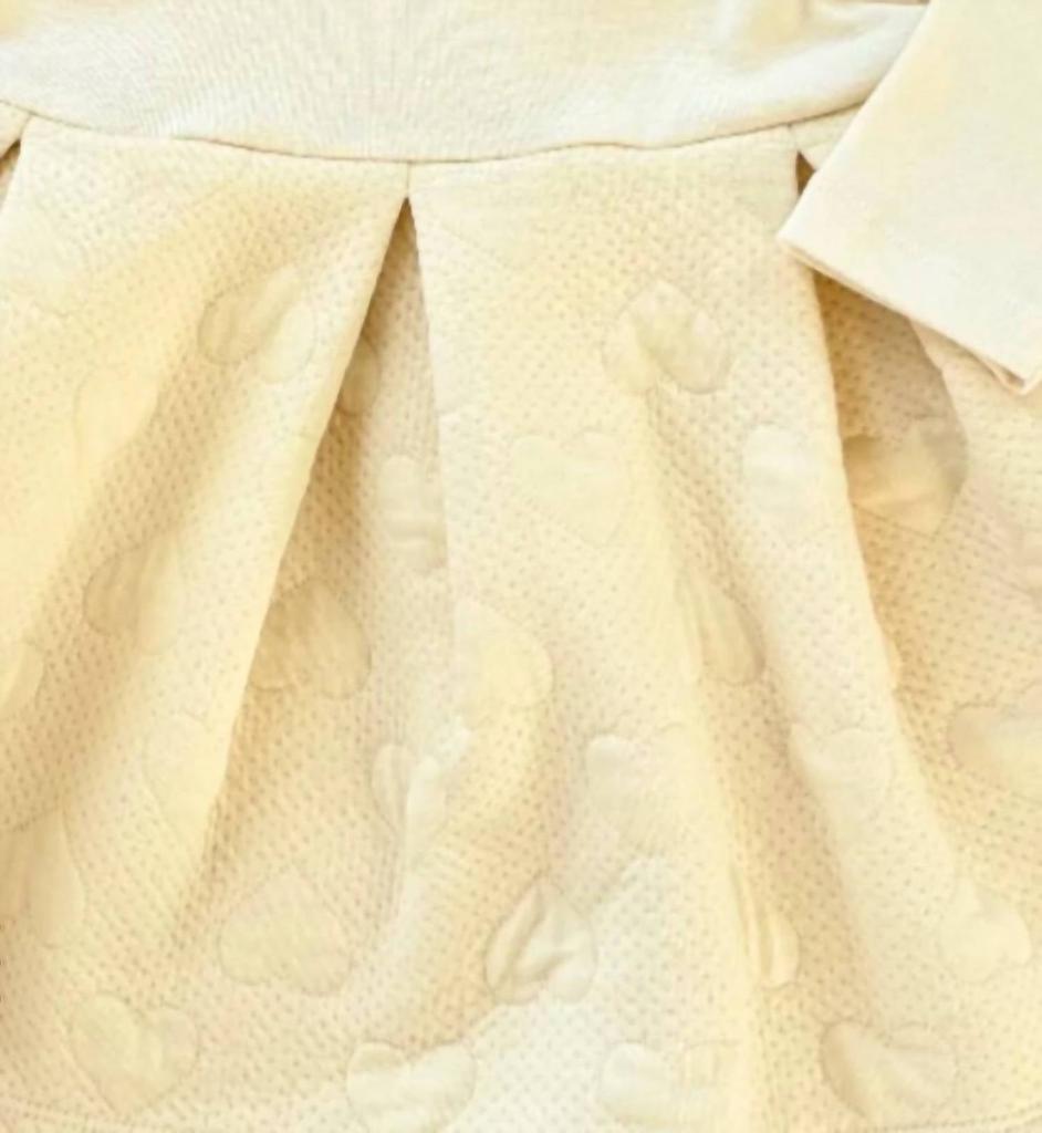 PETIT BATEAU Petit Bateau - Girls Knit Quilted Dress