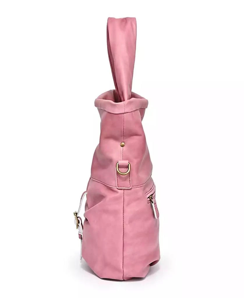 OLD TREND Sweet Lotus Leather Bucket Bag 10