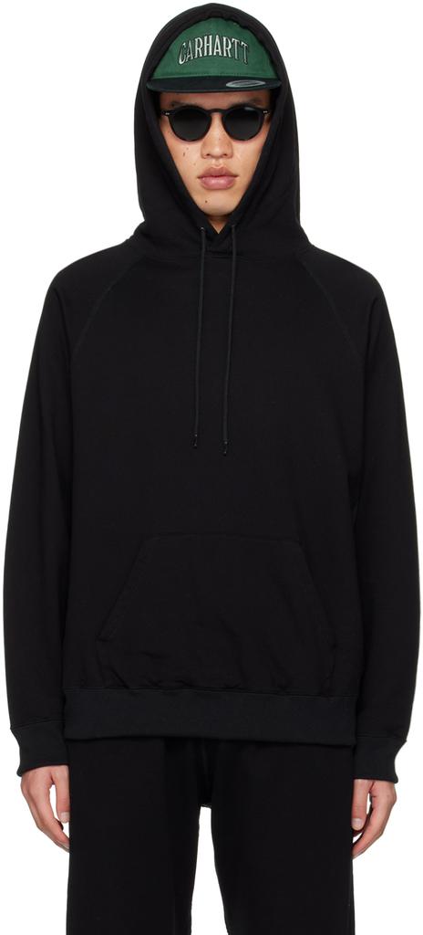 Nanamica Black Paneled Hoodie