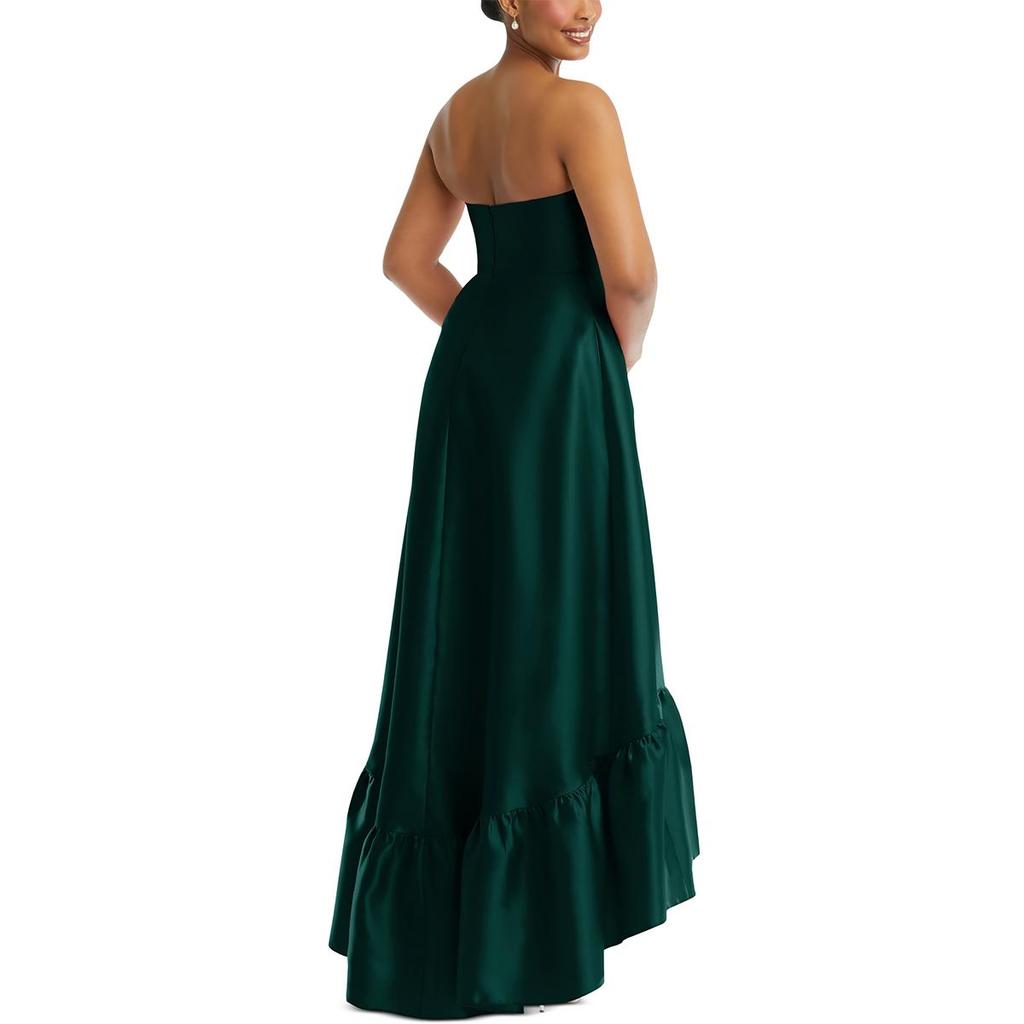 Alfred Sung Womens Satin Evening Dress