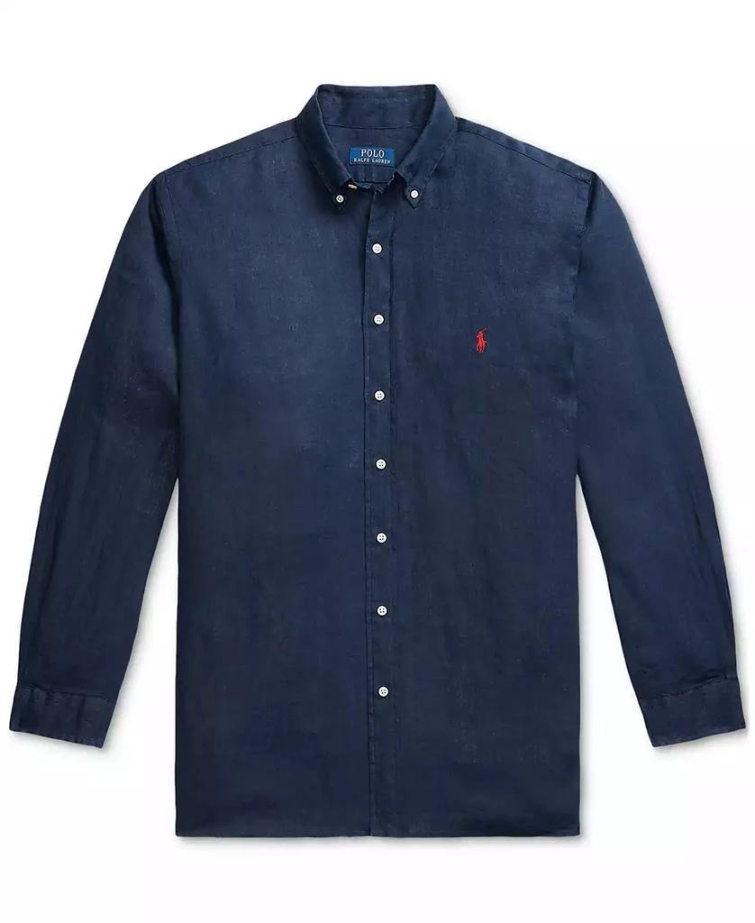 Ralph Lauren Men's Big & Tall Linen Shirt 5