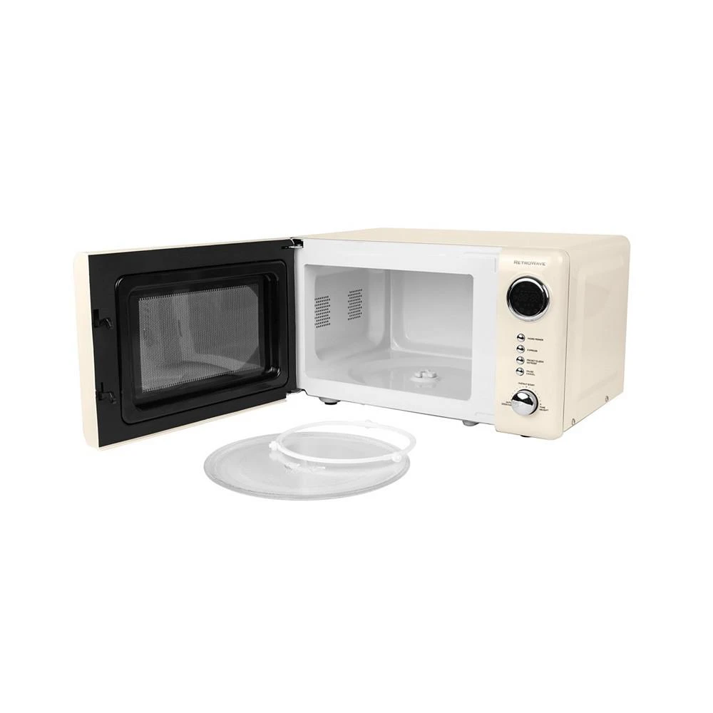 Nostalgia Retro 0.7 Cubic Foot 700 Watt Countertop Microwave Oven 2