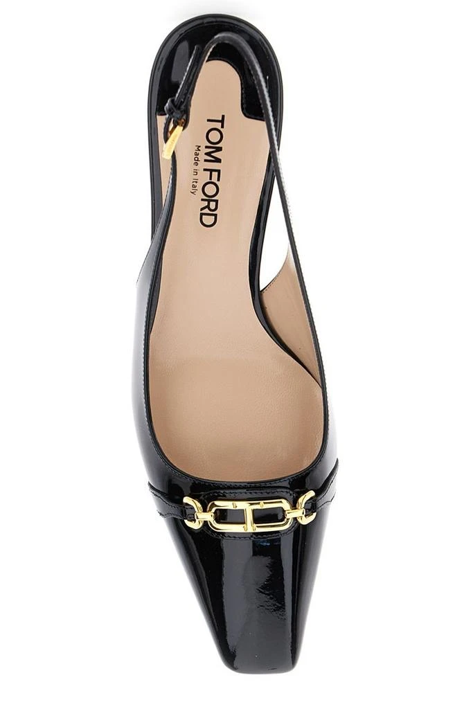 Tom Ford Tom Ford Square-Toe Slingback Pumps 4