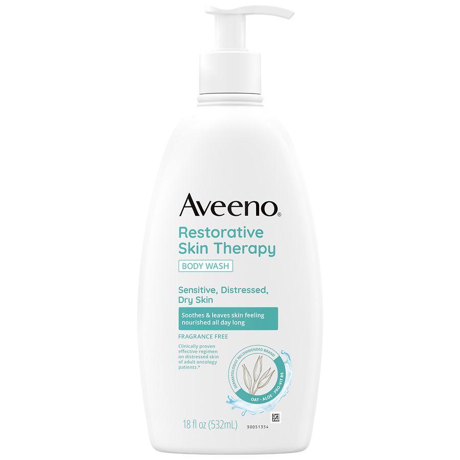 Aveeno Restorative Skin Therapy Body Wash Fragrance Free