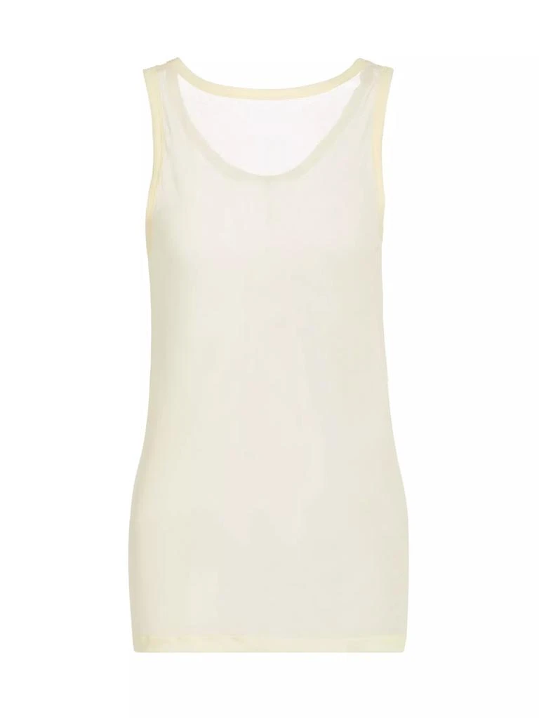 Helmut Lang Two-Way Semi-Sheer Cotton Tank 1
