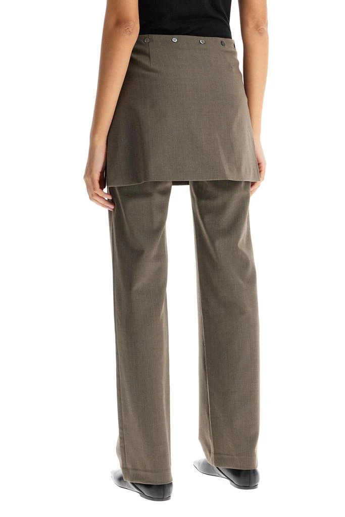 Paloma Wool lander pants with overlapping skirt overlay 3