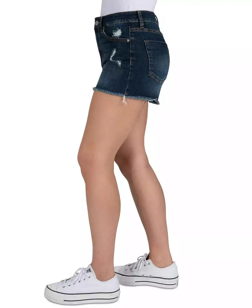 Indigo Rein Juniors' Frayed-Hem Destructed Shorts 6