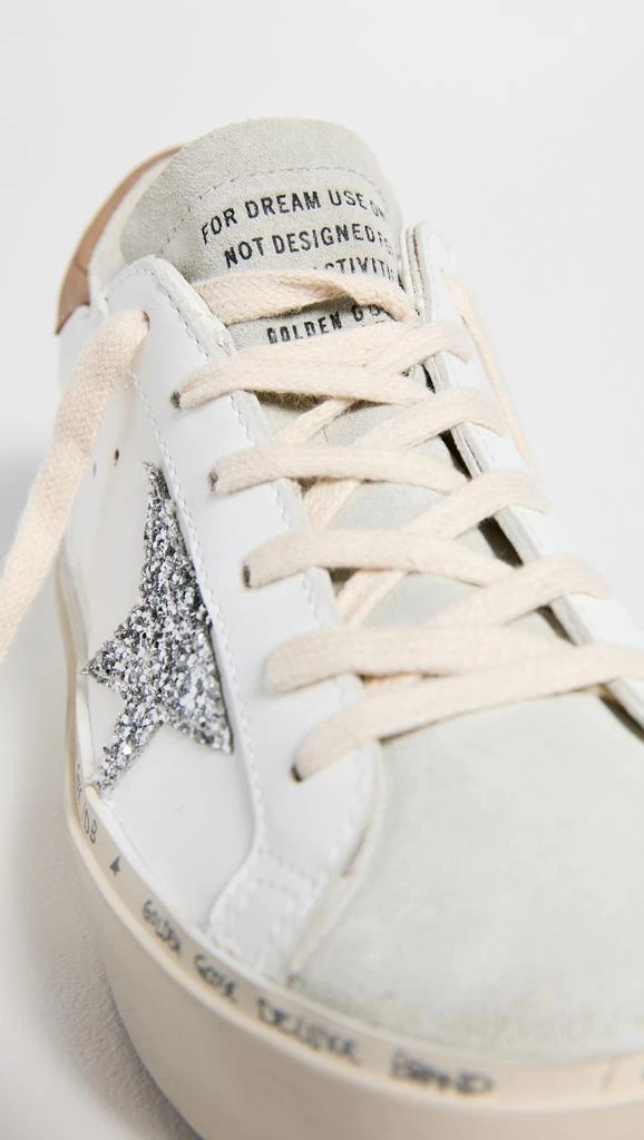 Golden Goose Hi Star Leather Upper Suede Toe Glitter Sneakers 5