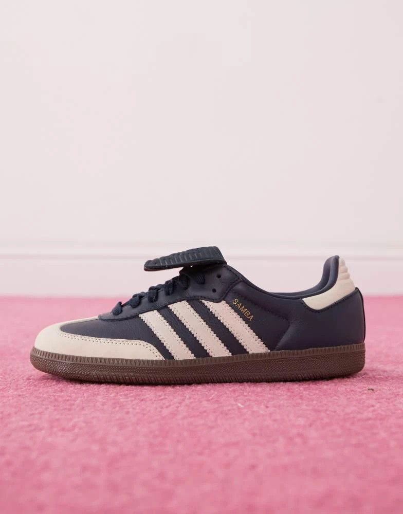 Adidas adidas Originals Samba LT trainers in navy and white 2