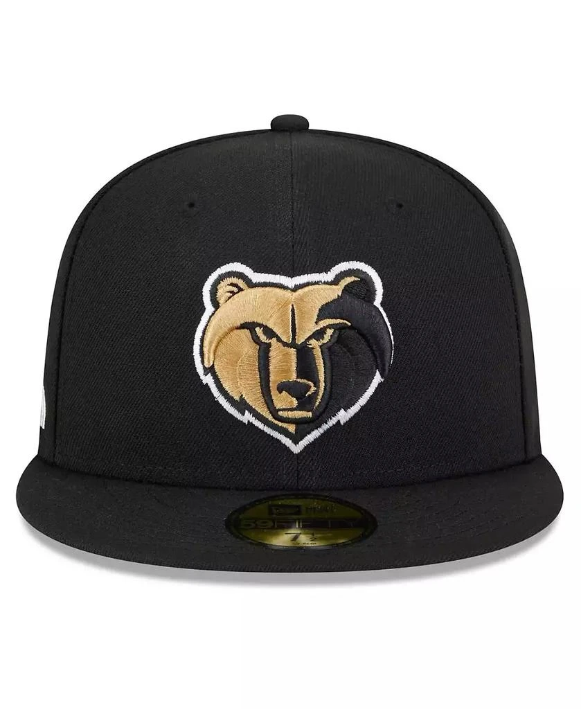 New Era Men's Black Memphis Grizzlies 2023/24 City Edition Alternate 59FIFTY Fitted Hat 4