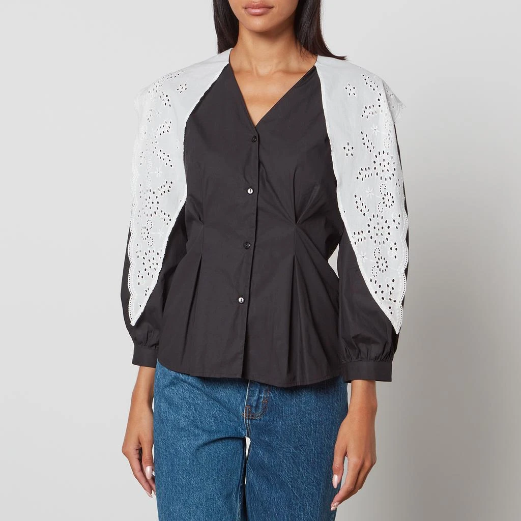 Batsheva Batsheva Sage Cotton Blouse 4