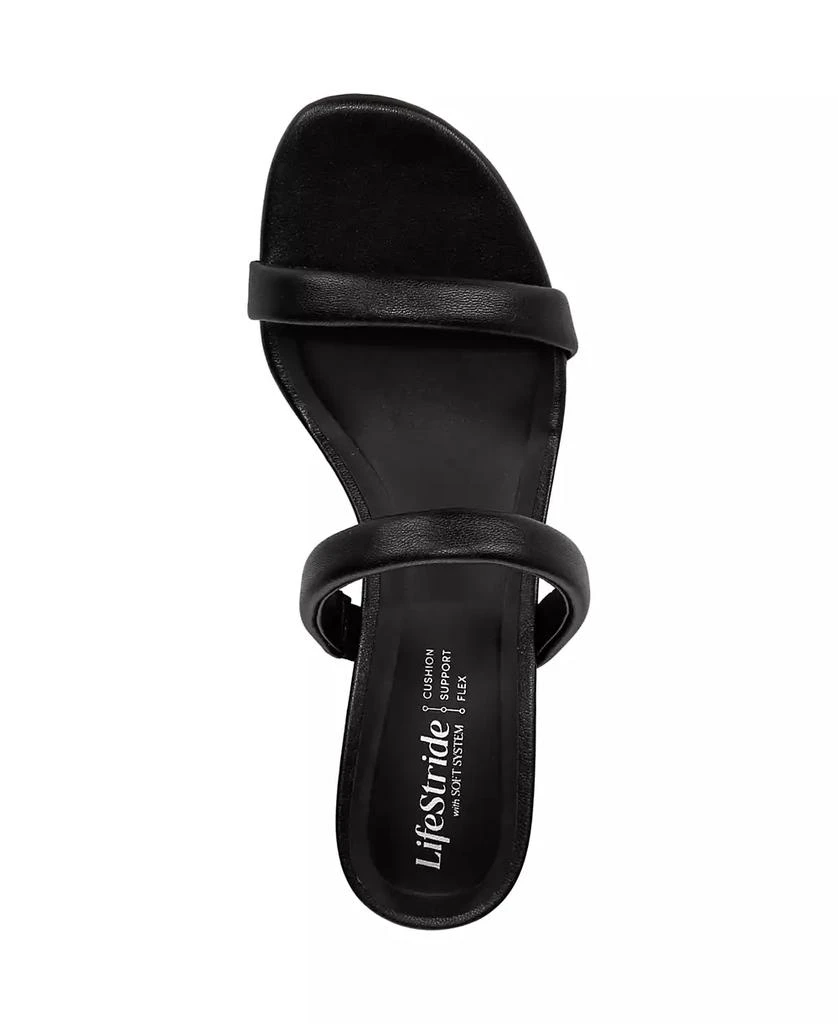 LifeStride Women's Nalani Open Round Toe Slide Dress Sandals 4