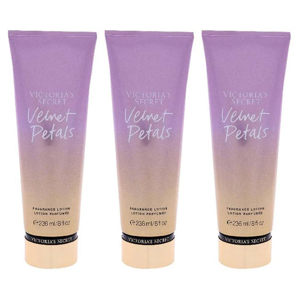 Victoria's Secret K0001099 Velvet Petals Fragrance Body Lotion for Women - 8 oz - Pack of 3 1
