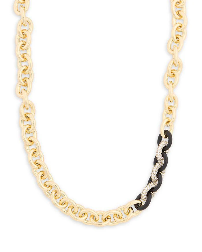 Roxanne Assoulin Midnight Link Necklace, 19"
