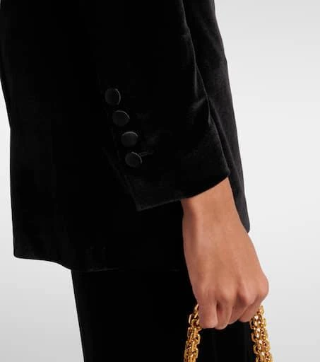 Dolce 
Gabbana Double-breasted velvet blazer 5
