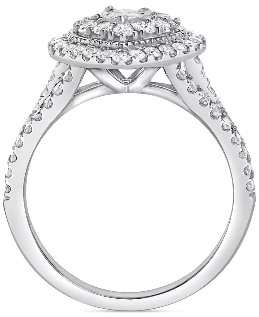 Macy's Diamond Heart Ring (1 ct. t.w.) in 10k White Gold 4