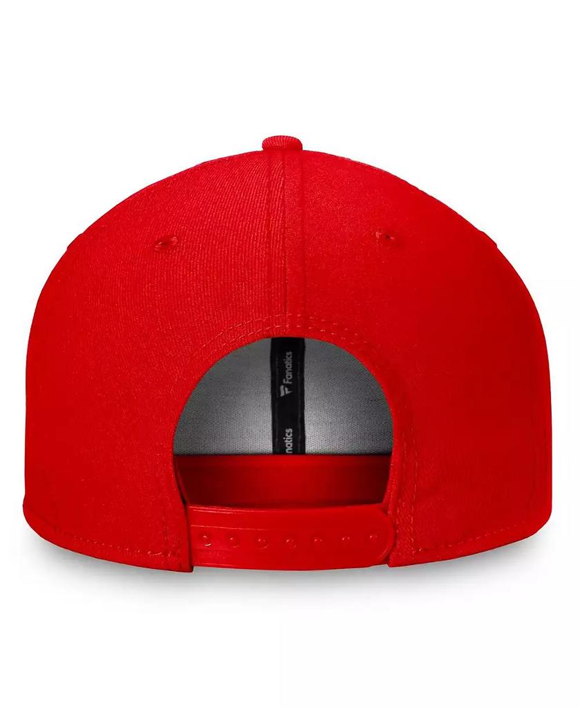Authentic NHL Headwear Fanatics Men's Red Washington Capitals Core Primary Logo Snapback Hat