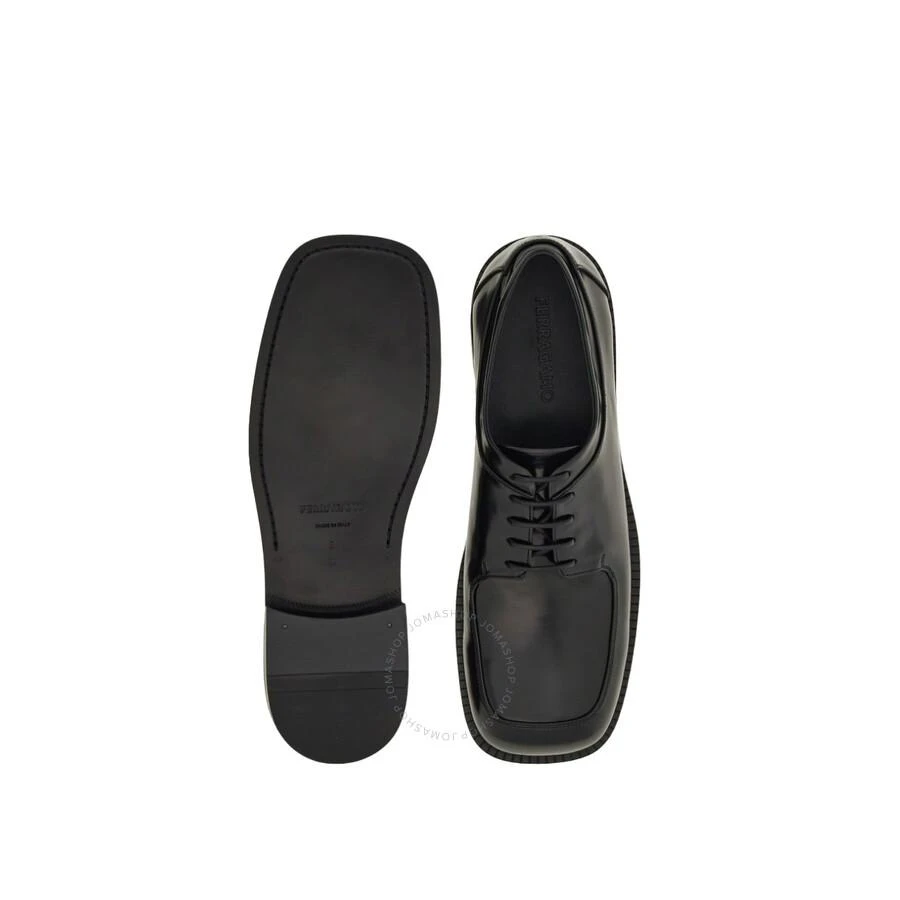 Salvatore Ferragamo Leather Dinamic Lace-up Derby Shoes 3