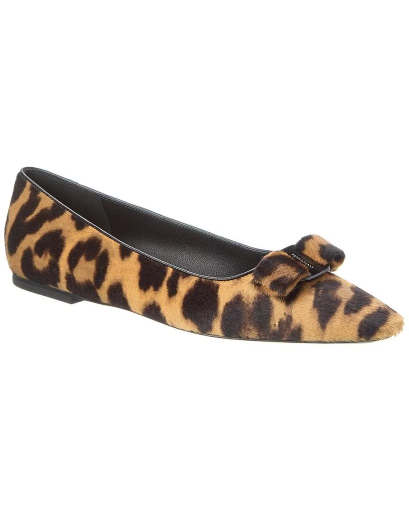 Salvatore Ferragamo Ferragamo Vara Bow Haircalf Flat 1