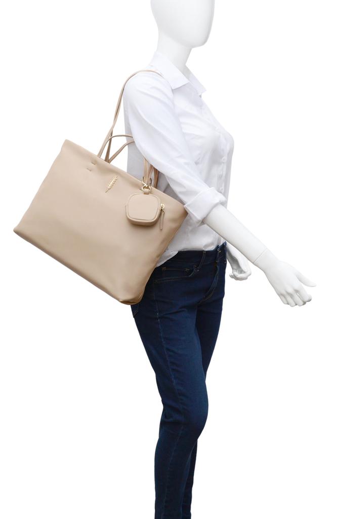 THACKER Liz East/West Leather Tote Bag