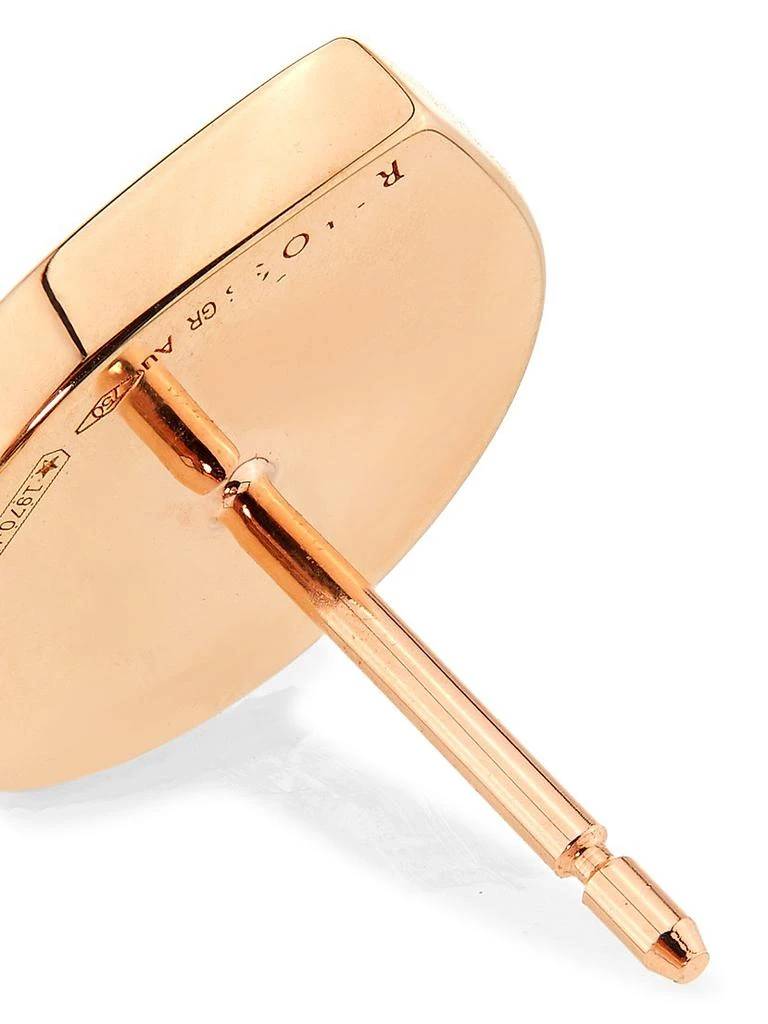 Repossi Antifer 18K Rose Gold, Malachite & 0.08 TCW Diamond Single Stud Earring 3