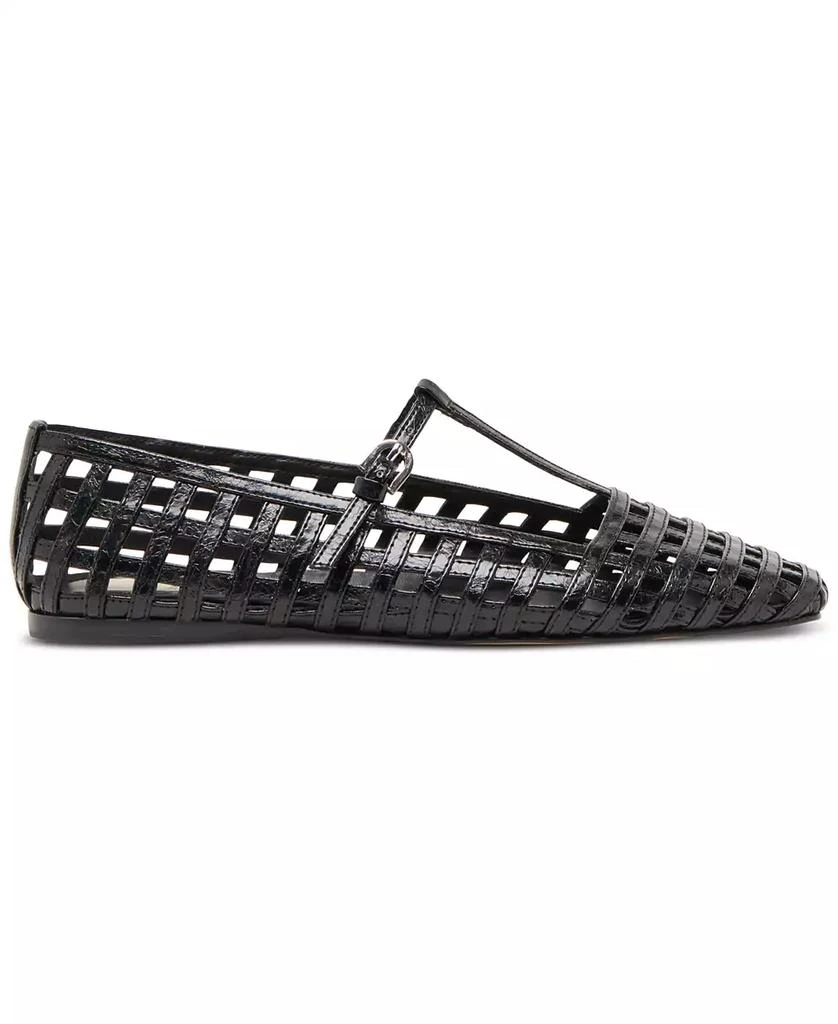 Dolce Vita Women's Rains T-Strap Woven Mary Jane Flats 2