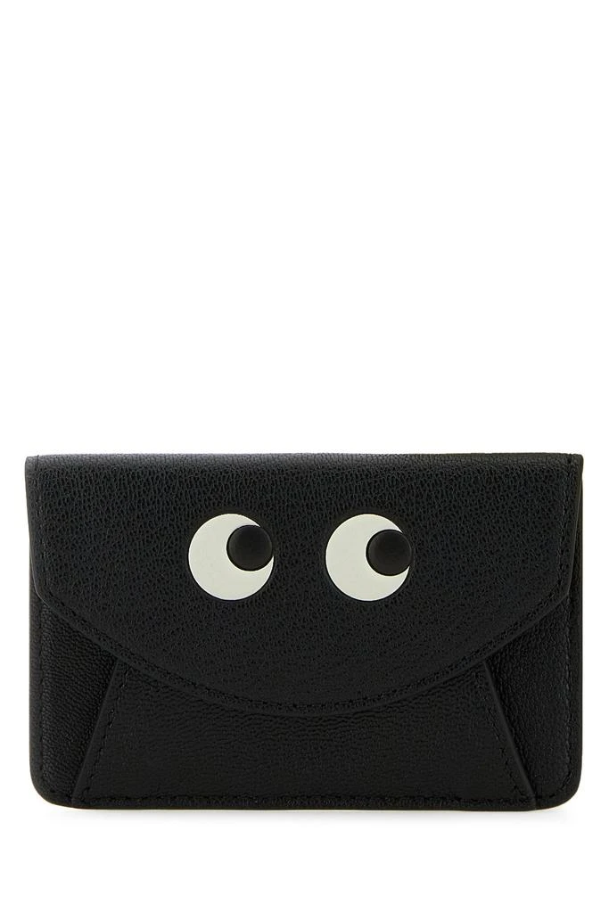 Anya Hindmarch Black leather card holder 1