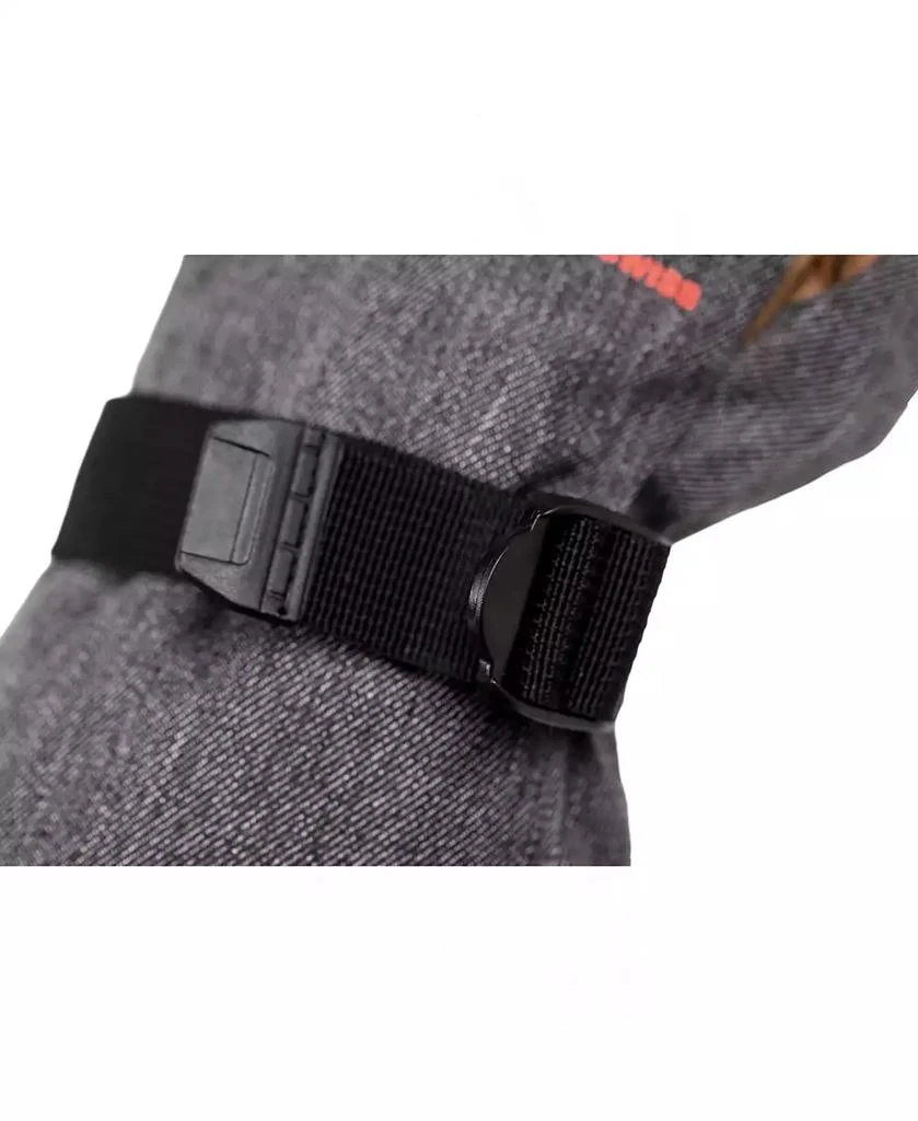 Alpine Swiss Men's Waterproof Snow Gloves Zipper Pockets Winter Sport Mittens 4