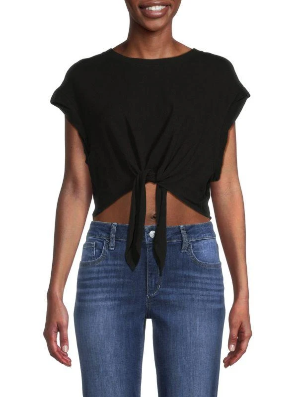 The Range Tie Front Crop Top 1