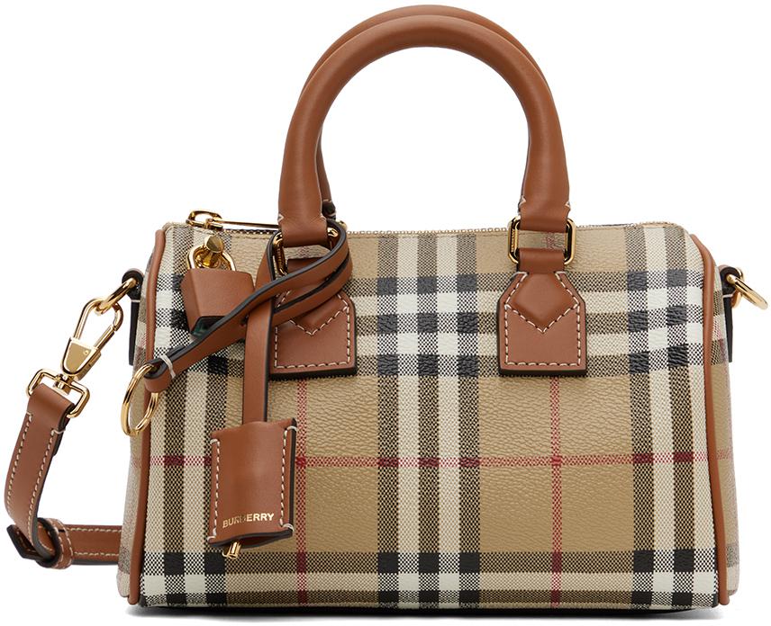 トートバッグ Burberry Mini Bowling Bag 8109791 Archive Beige (8109791) 66D698D9-B760-4F1F-949D-