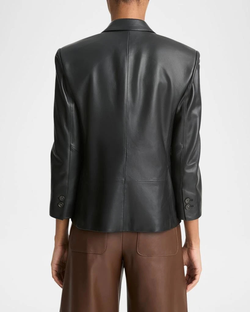 Vince Shrunken Leather Blazer 3