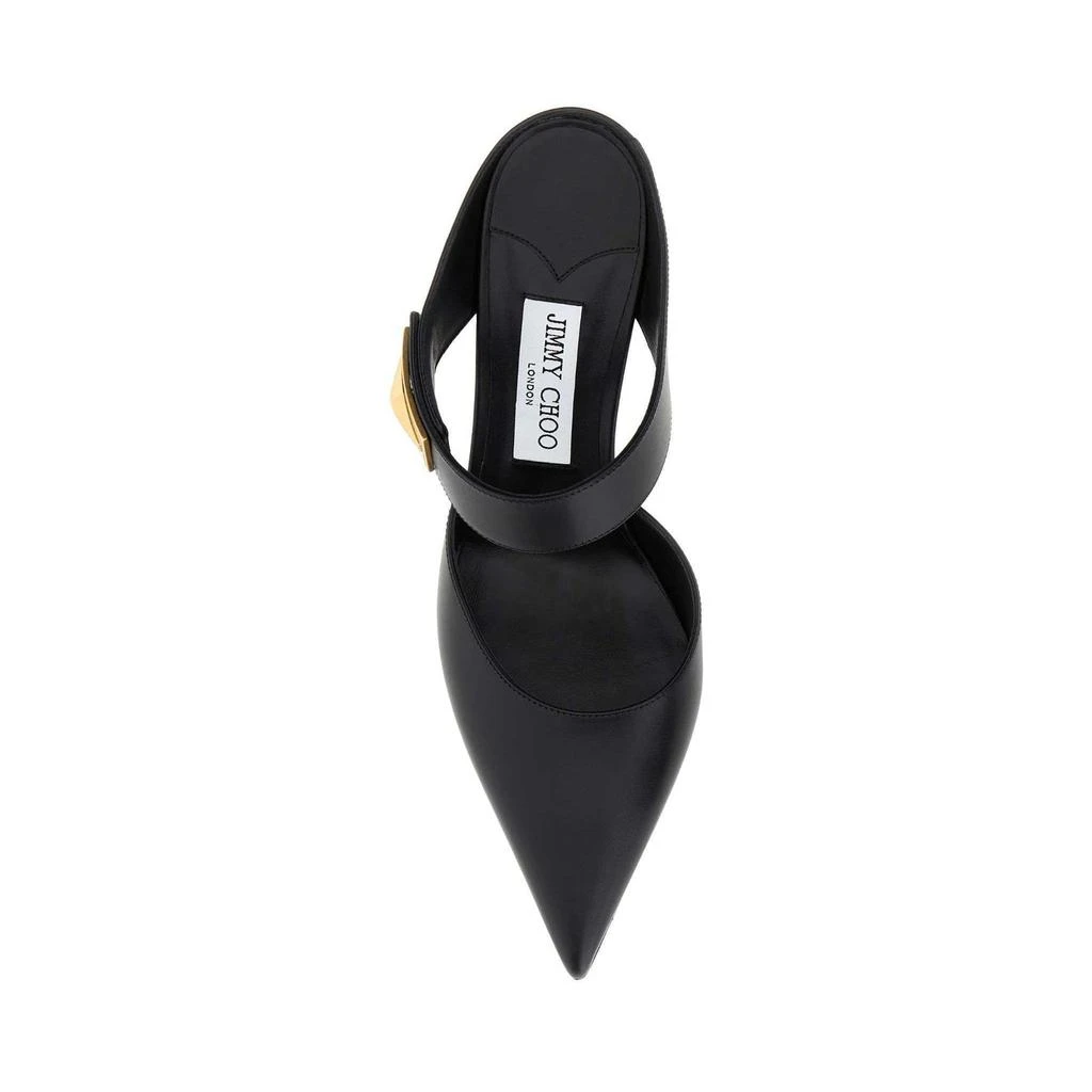 La Sélection Créateurs Mules Jimmy Choo Nell 85 - Black - Femme 4