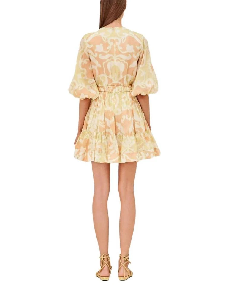 Alexis Capri Dress In Melon Vine 2