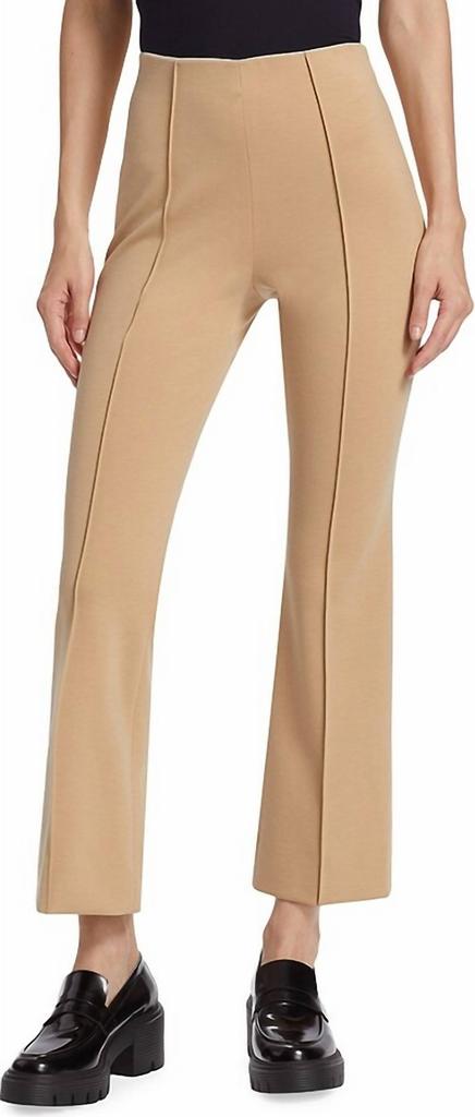 ATM Women's Ponte Kick Flare Pant In Soft Fawn