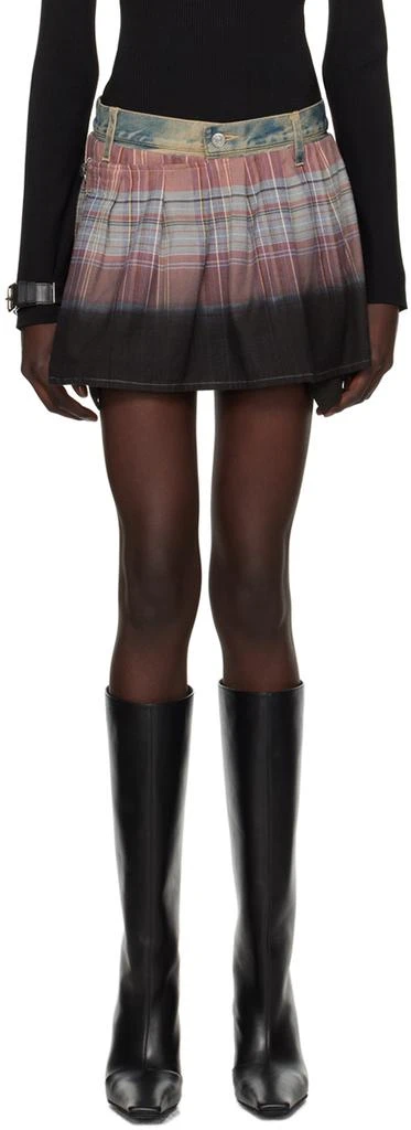 Acne Studios Multicolor Wrap Miniskirt 1