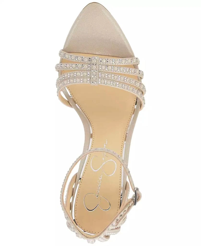 Jessica Simpson Women
s Nuvire Strappy Stiletto Dress Sandals 4