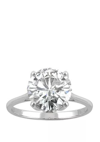 Charles
Colvard 2.7 ct. t.w. Lab Created Moissanite Engagement Ring in 14K White Gold