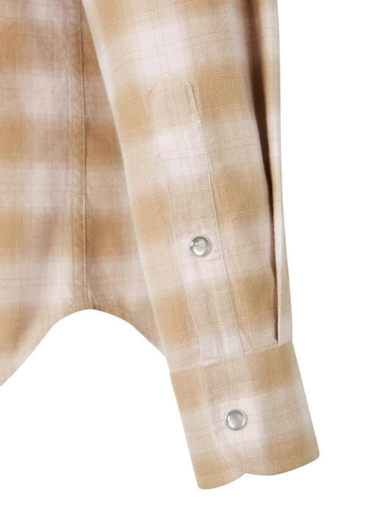 Tom Ford Tom Ford Brushed Check Western Shirt 5