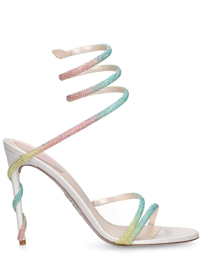 RENÉ CAOVILLA 105mm Crystal Sandals