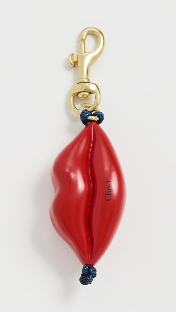 Clare V Lips Bag Charm