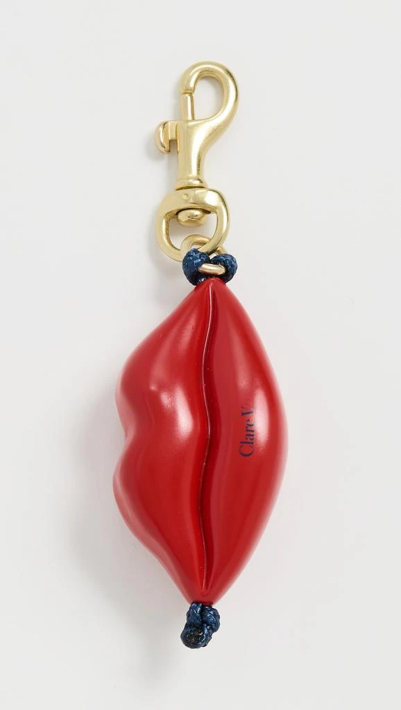 Clare V Lips Bag Charm 1