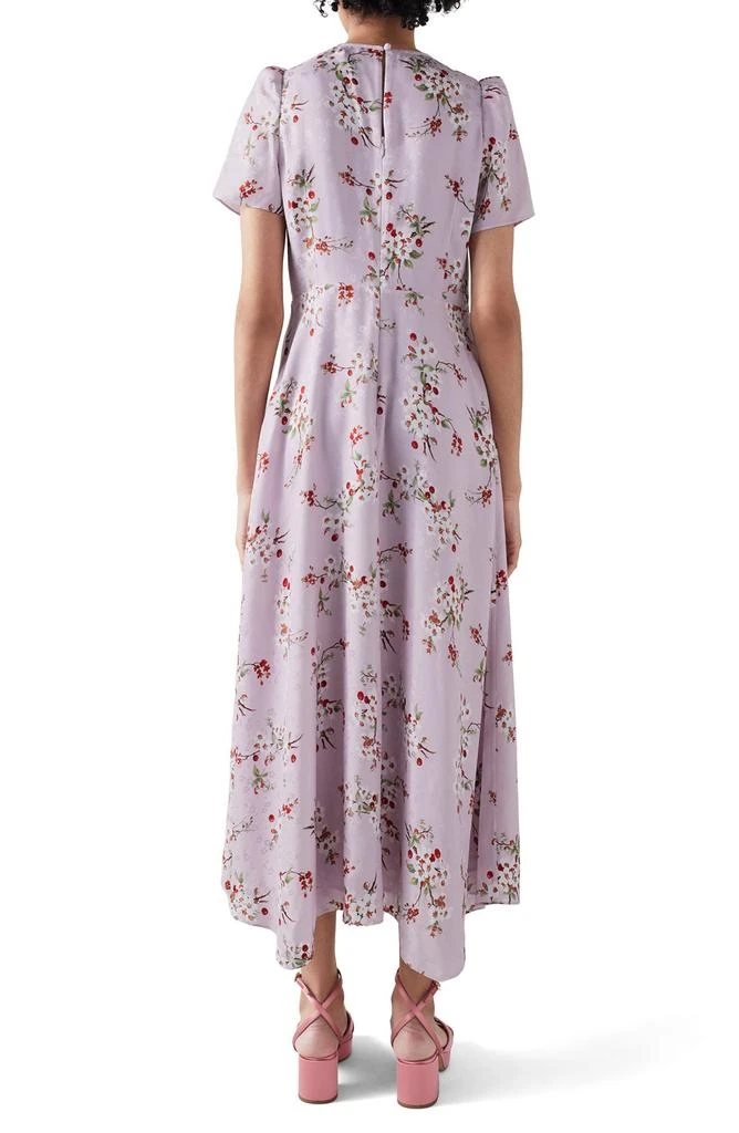 LK Bennett Boyd Cherry Blossom Silk Midi Dress 2
