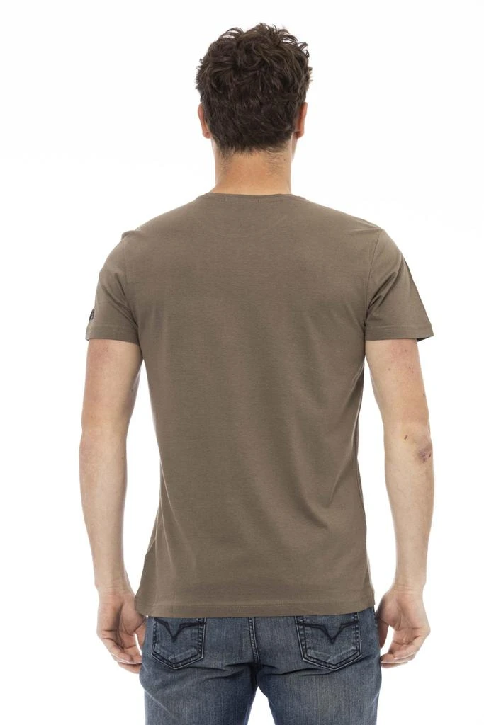 Trussardi Action Trussardi Action Brown Cotton T-Shirt 3